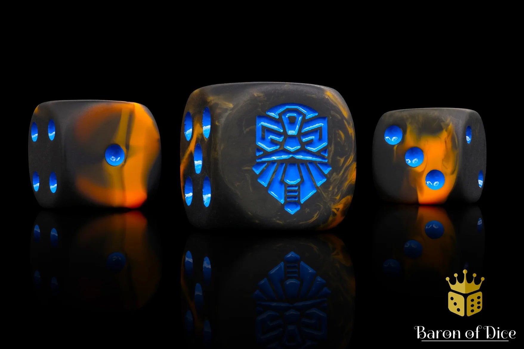 Molten Lava Dice  (25 Round Corner Dice)