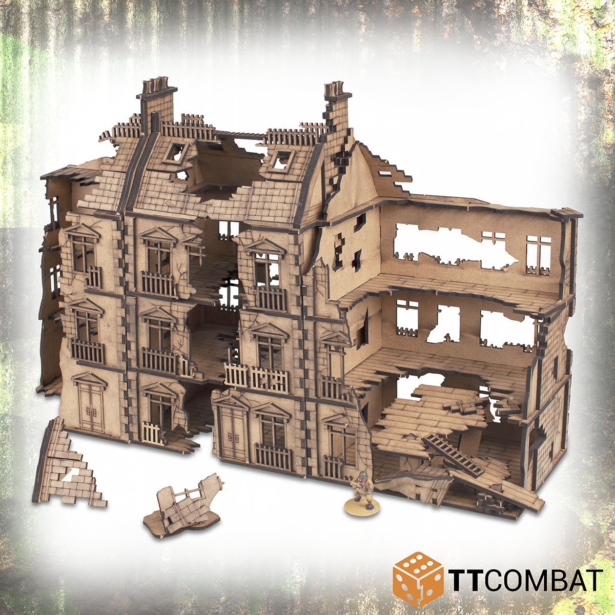 The City, Corner and Dilapidated Rowhouse Destroyed