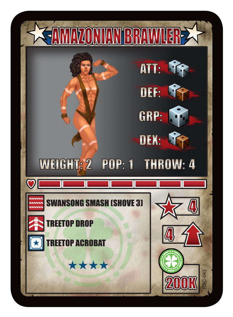 RUMBLESLAM Character Cards
