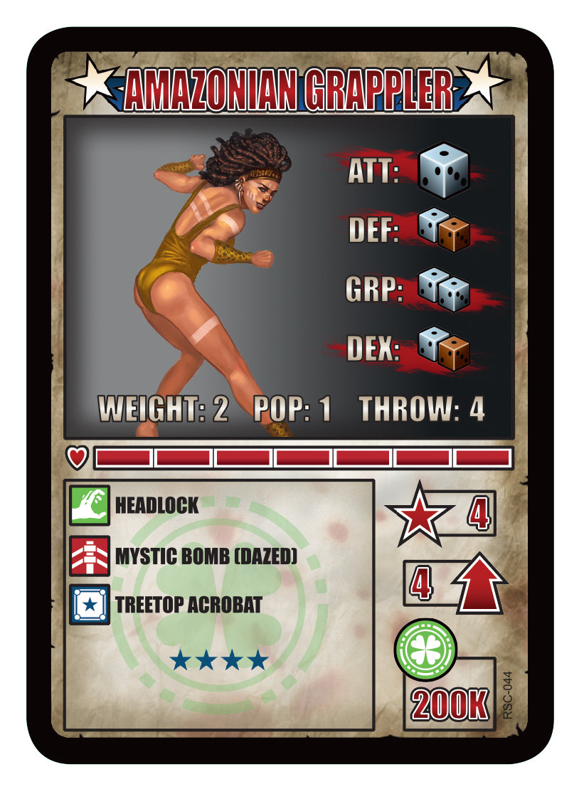 RUMBLESLAM Character Cards
