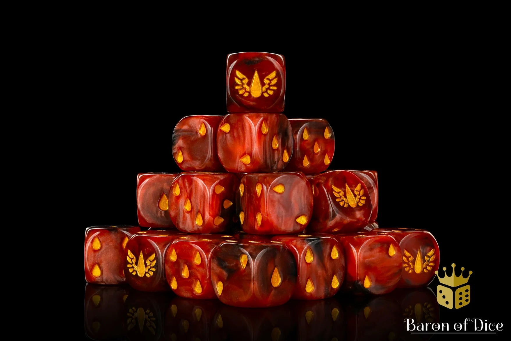 Blood Drop (25 Round Corner Dice)