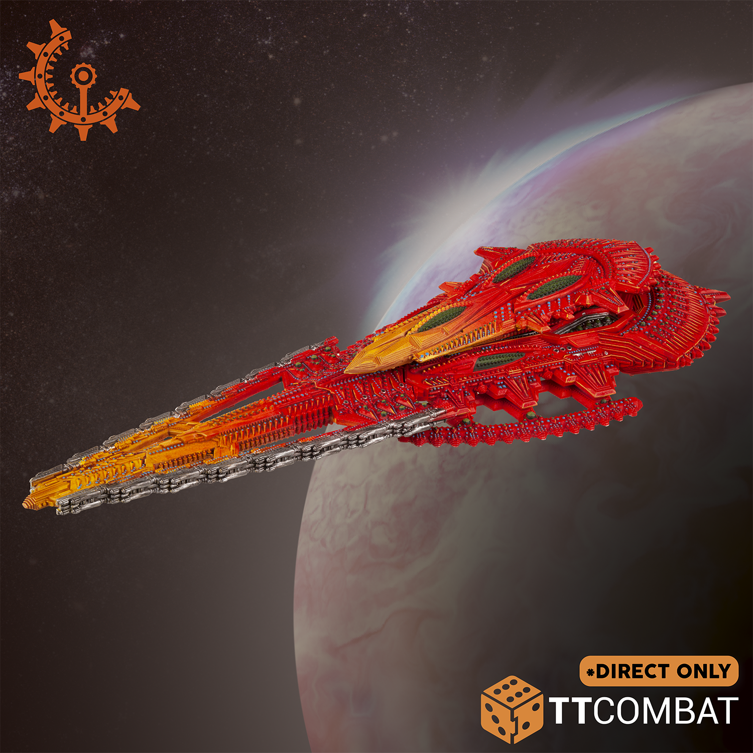 Shaltari Gold Battleship