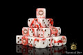 Carnage - White (25 Round Corner Dice)