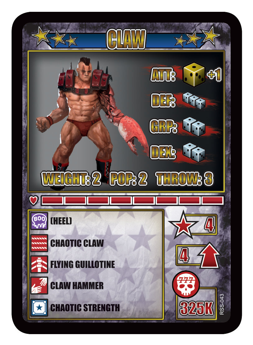 RUMBLESLAM Superstar Card