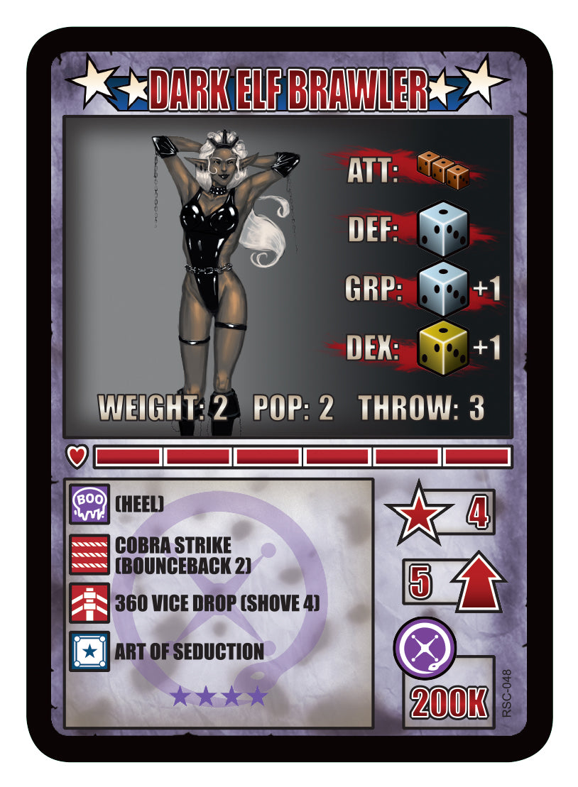 RUMBLESLAM Character Cards