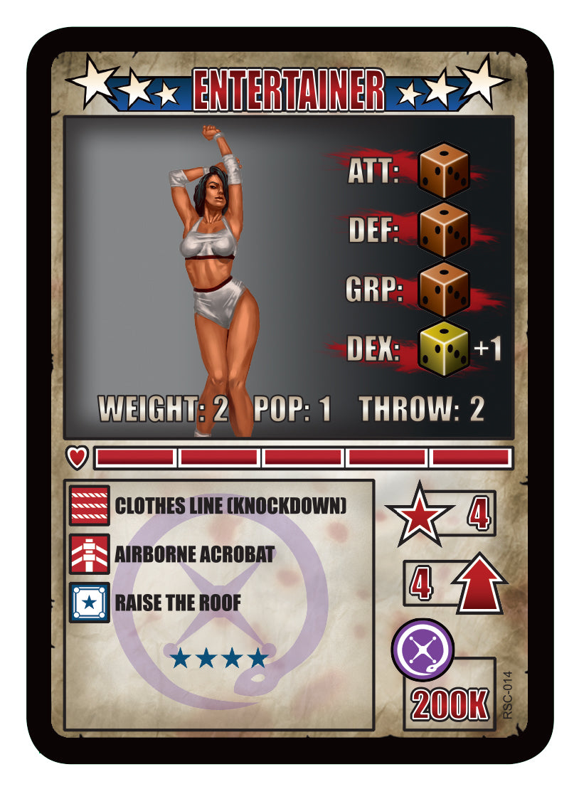 RUMBLESLAM Character Cards