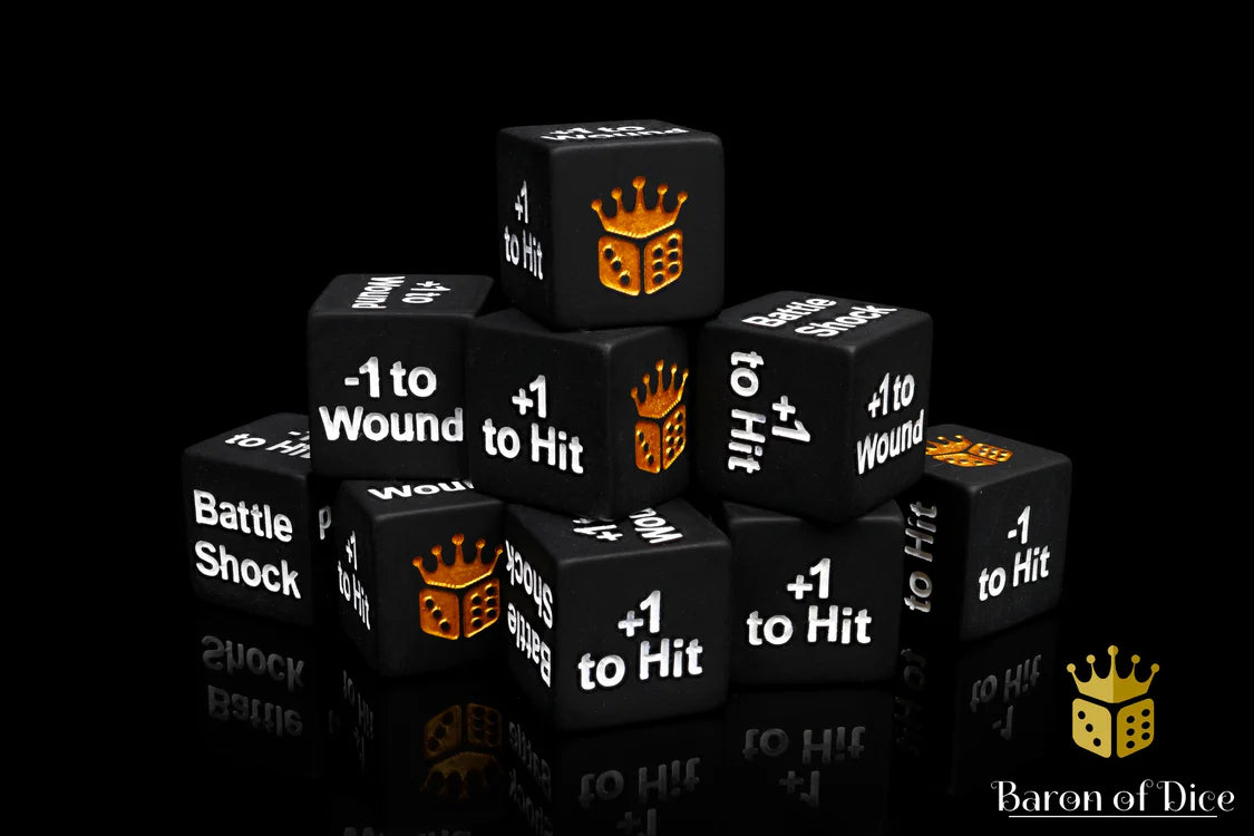Battleshock and Counter Dice x10