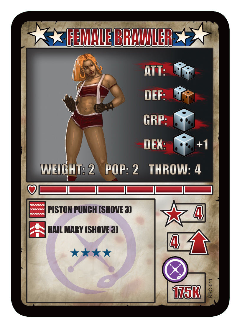 RUMBLESLAM Character Cards