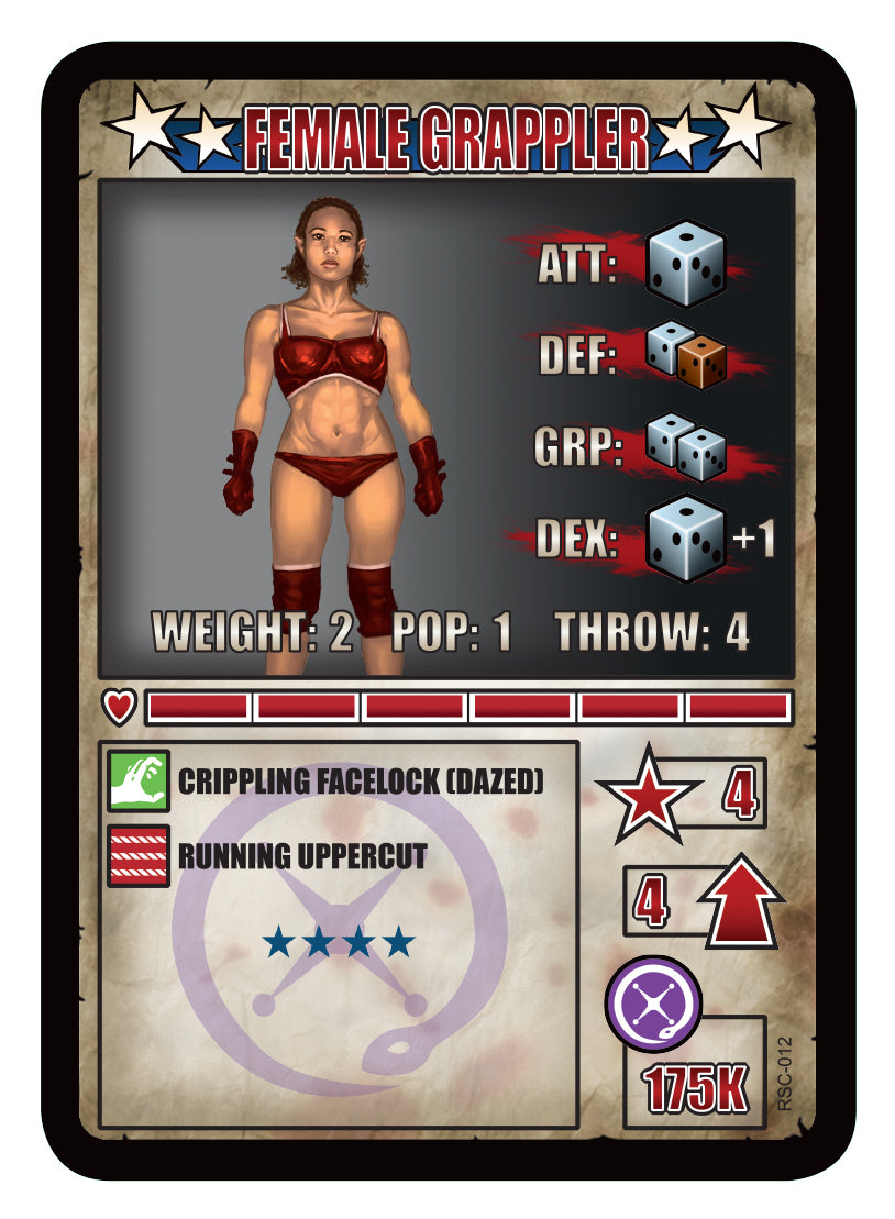 RUMBLESLAM Character Cards