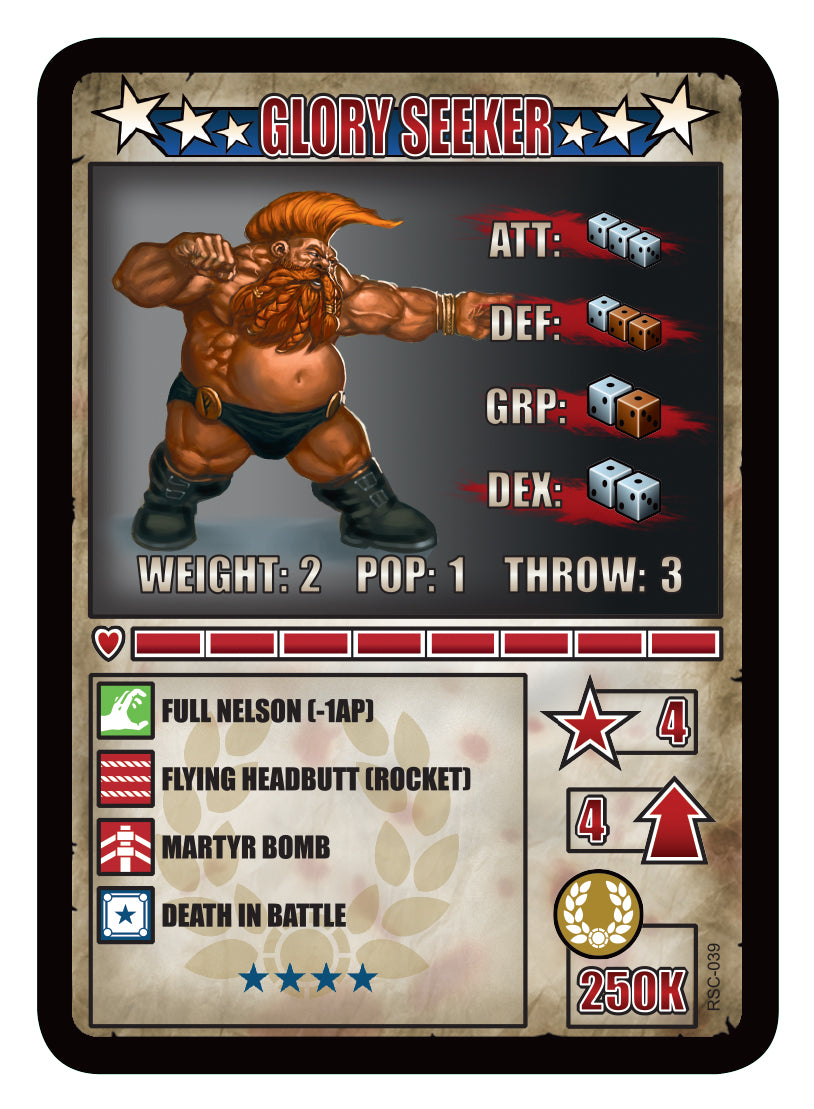 RUMBLESLAM Character Cards