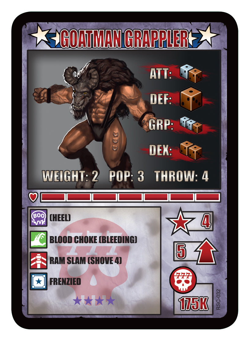 RUMBLESLAM Character Cards