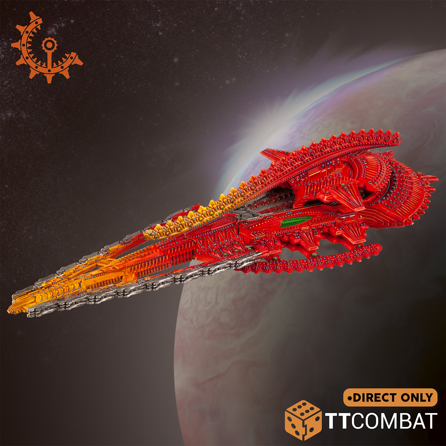 Shaltari Gold Battleship