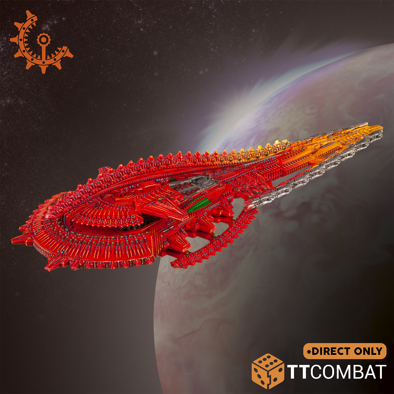 Shaltari Gold Battleship