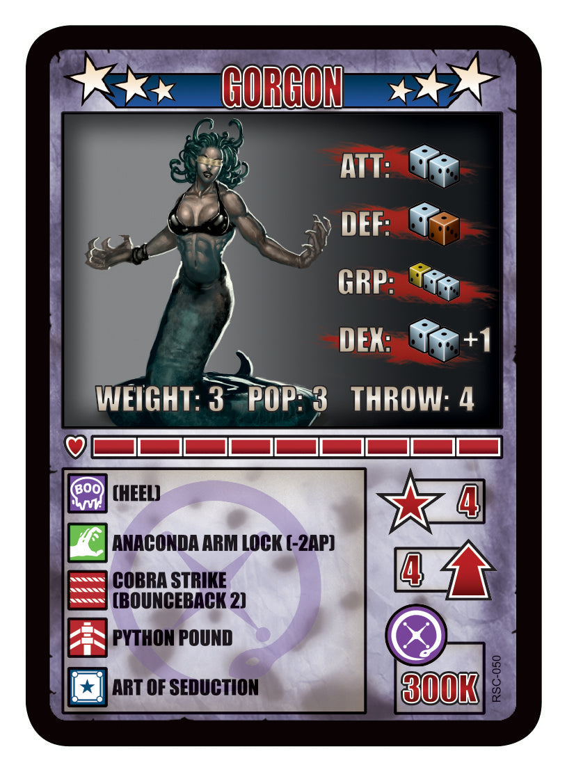 RUMBLESLAM Character Cards