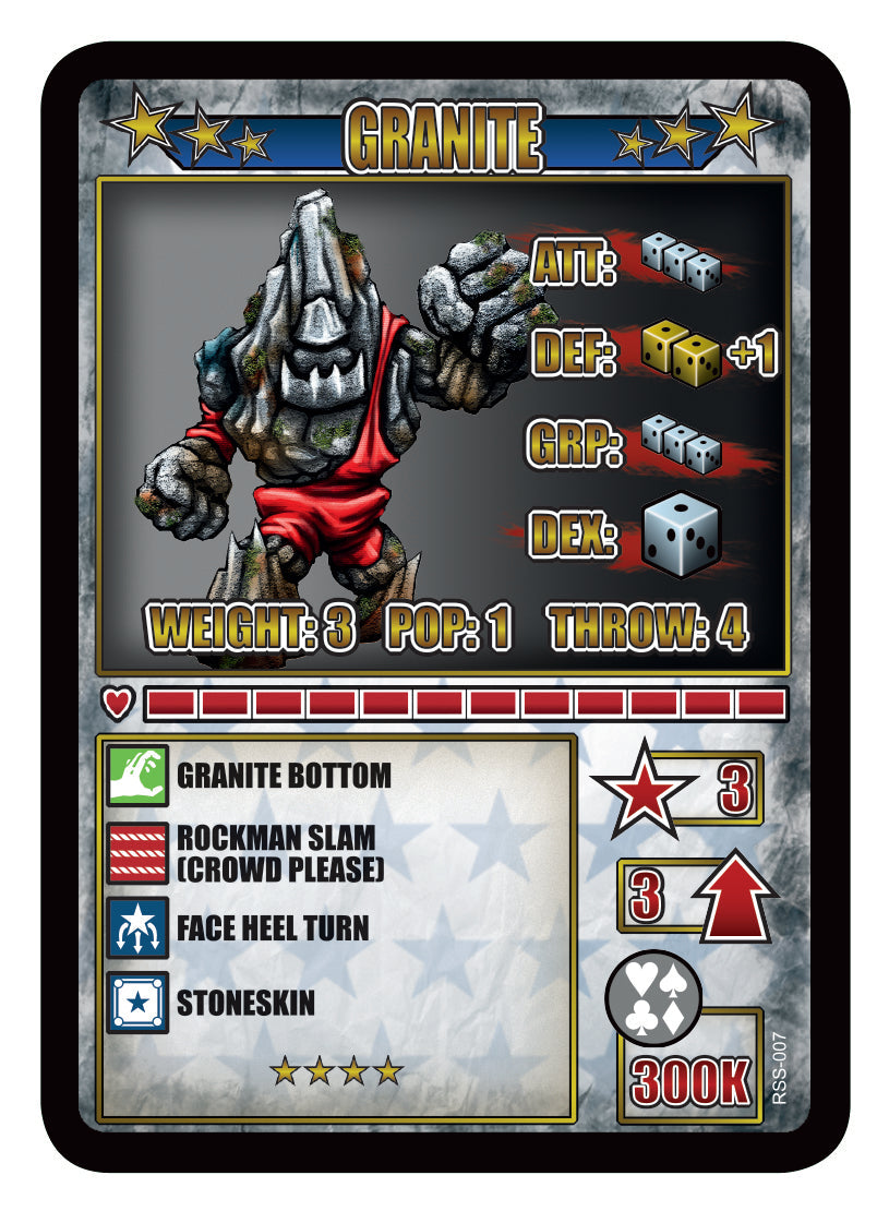 RUMBLESLAM Superstar Card