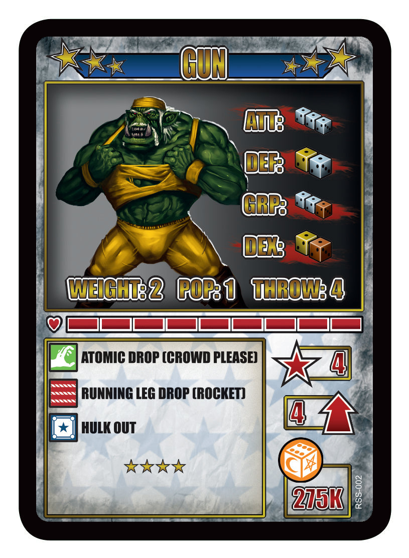RUMBLESLAM Superstar Card