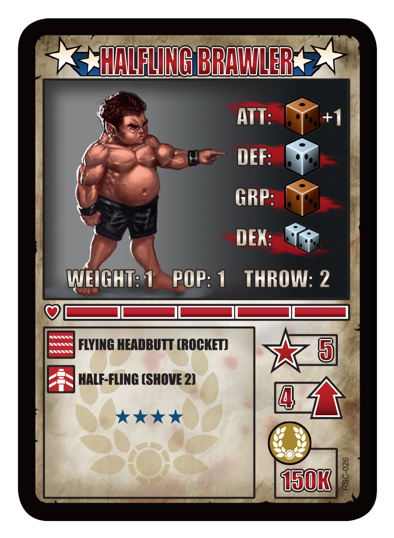 RUMBLESLAM Character Cards