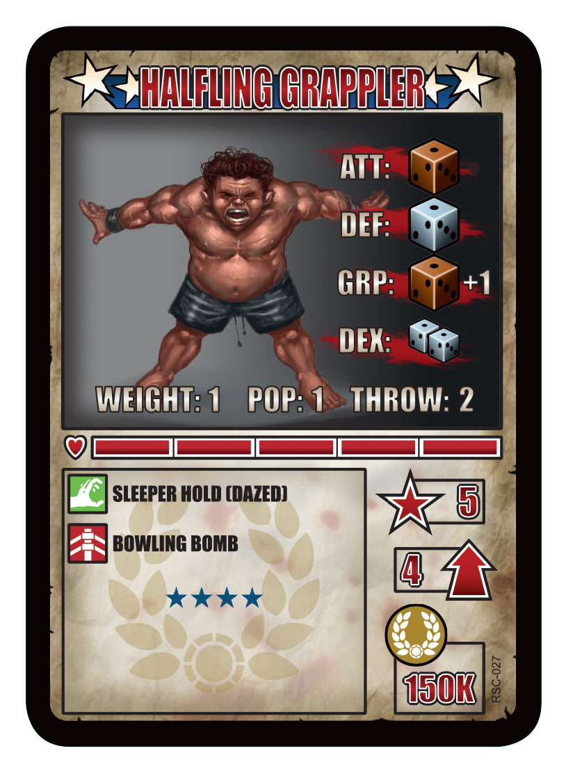 RUMBLESLAM Character Cards