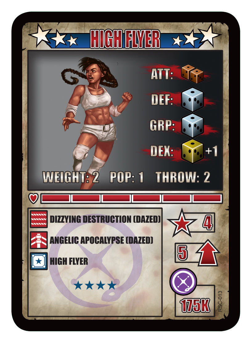 RUMBLESLAM Character Cards