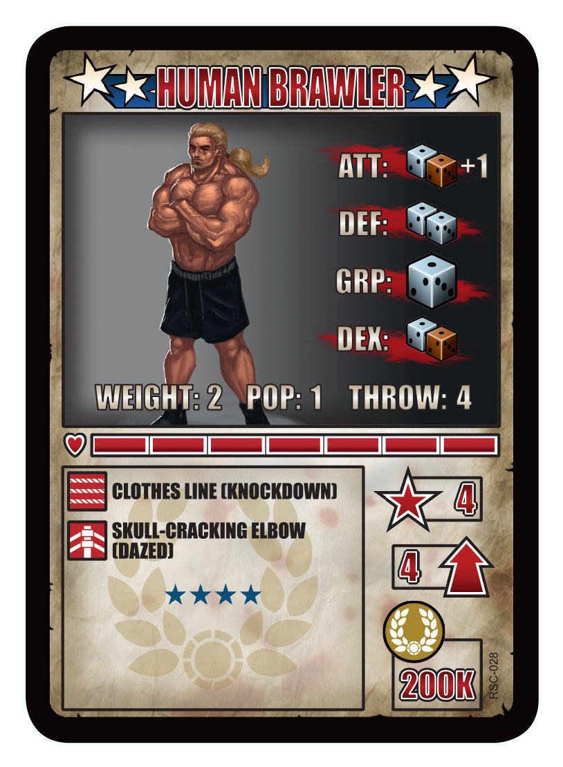 RUMBLESLAM Character Cards
