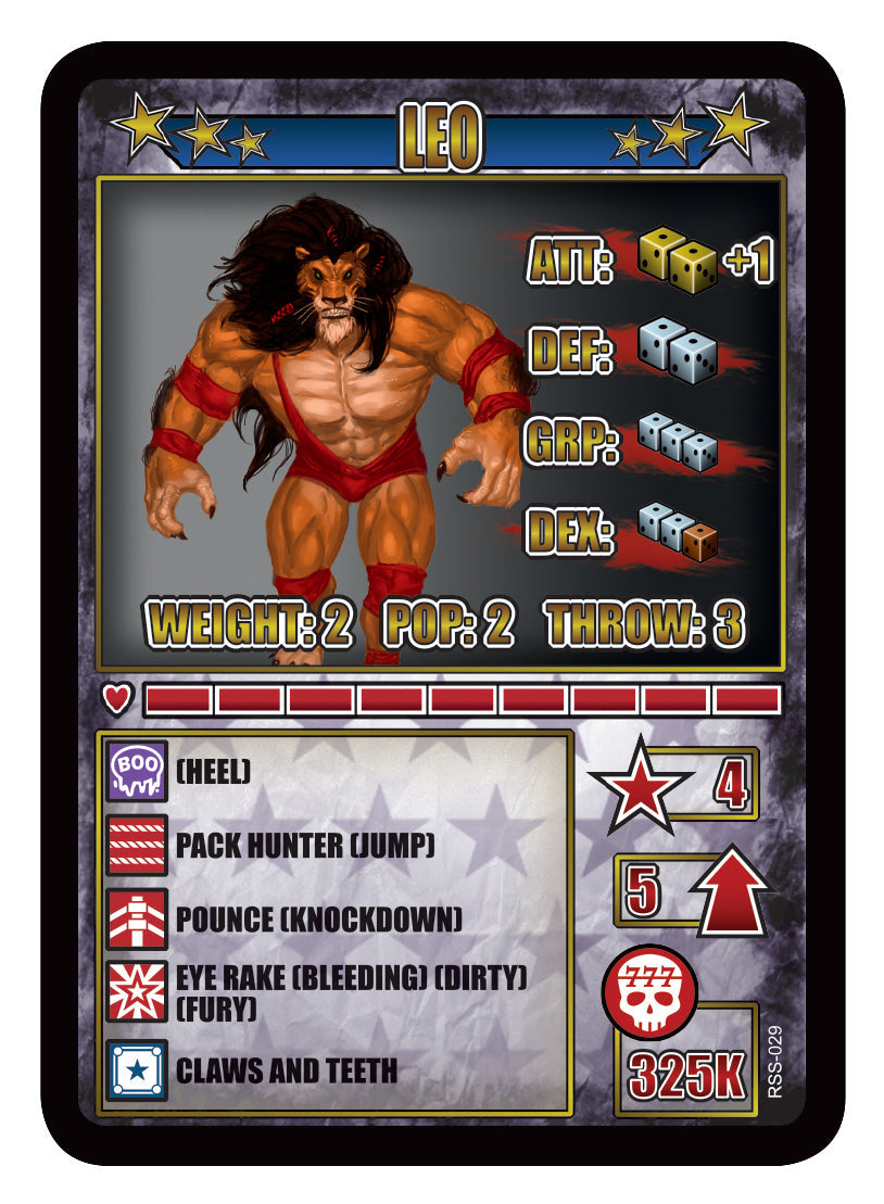 RUMBLESLAM Superstar Card