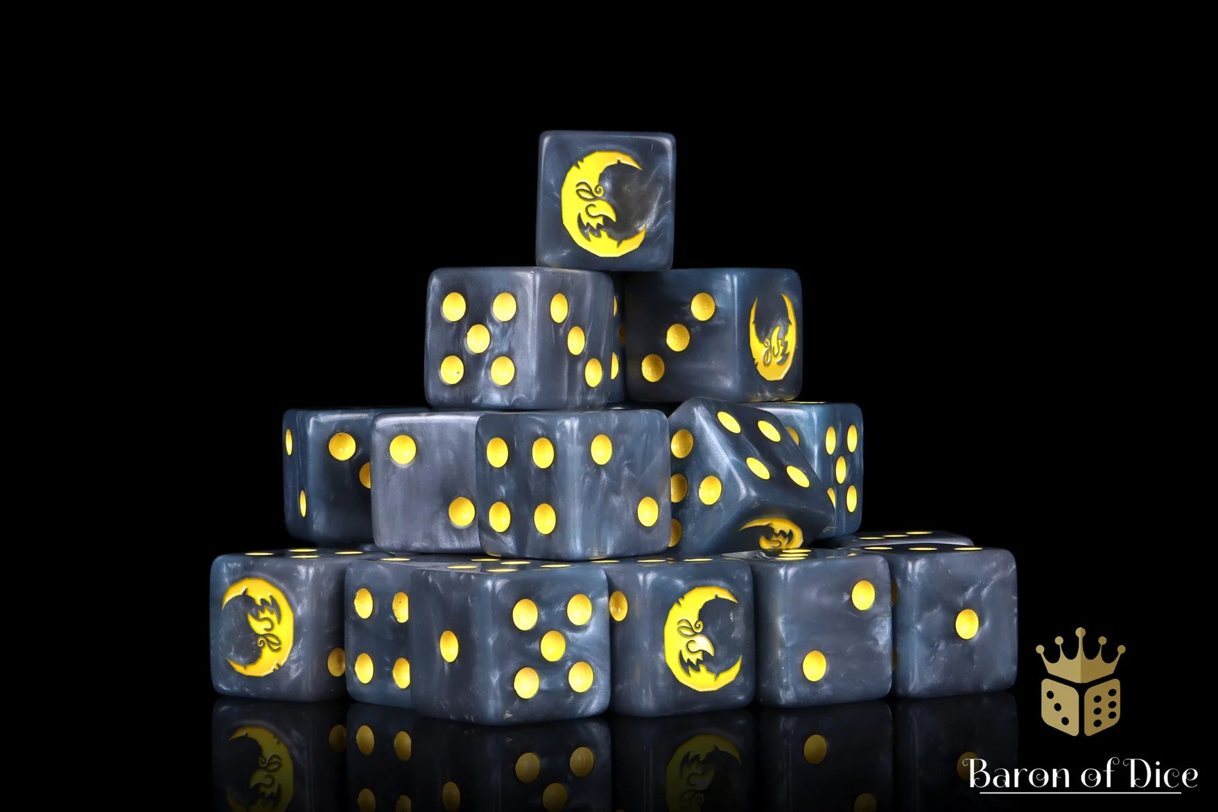 Moon Dice (25 Square Corner Dice)