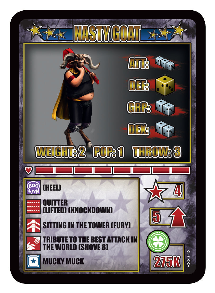 RUMBLESLAM Superstar Card
