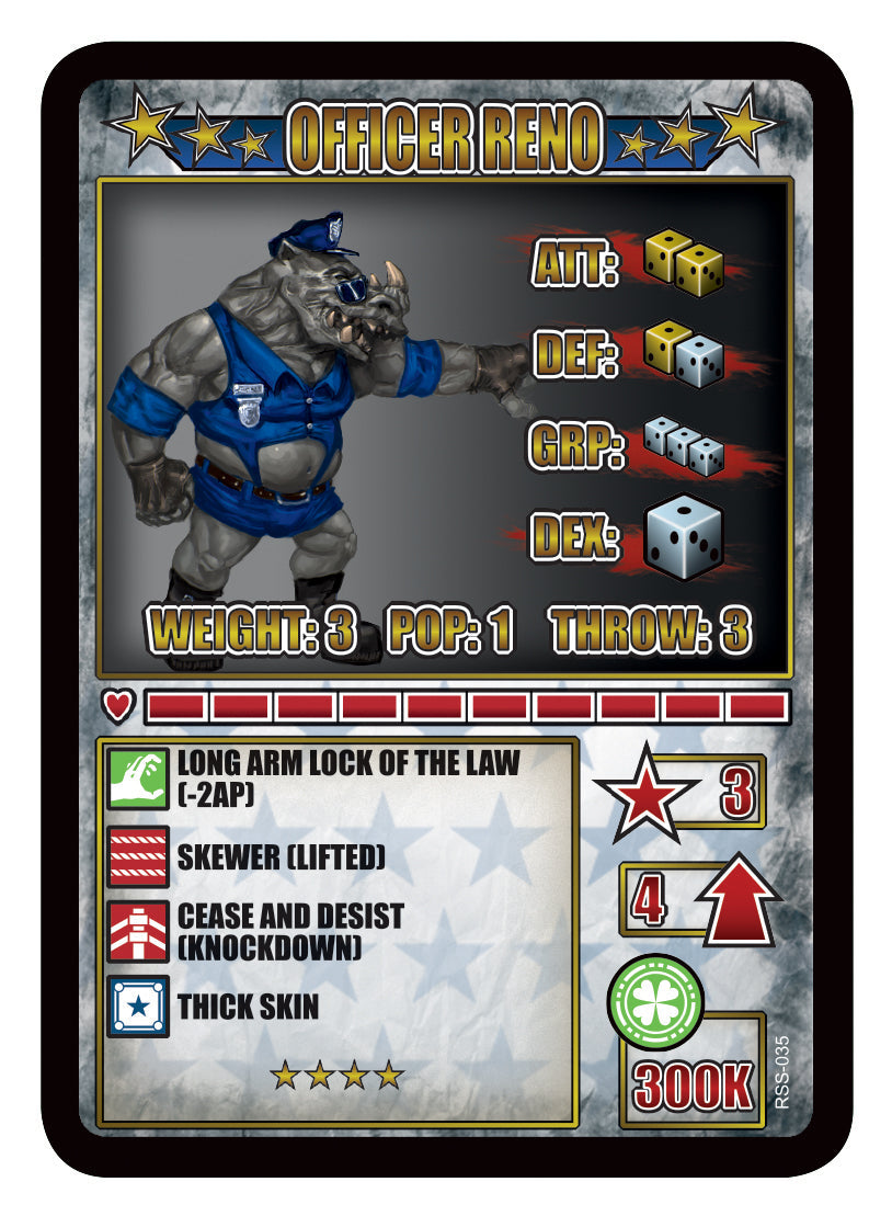 RUMBLESLAM Superstar Card