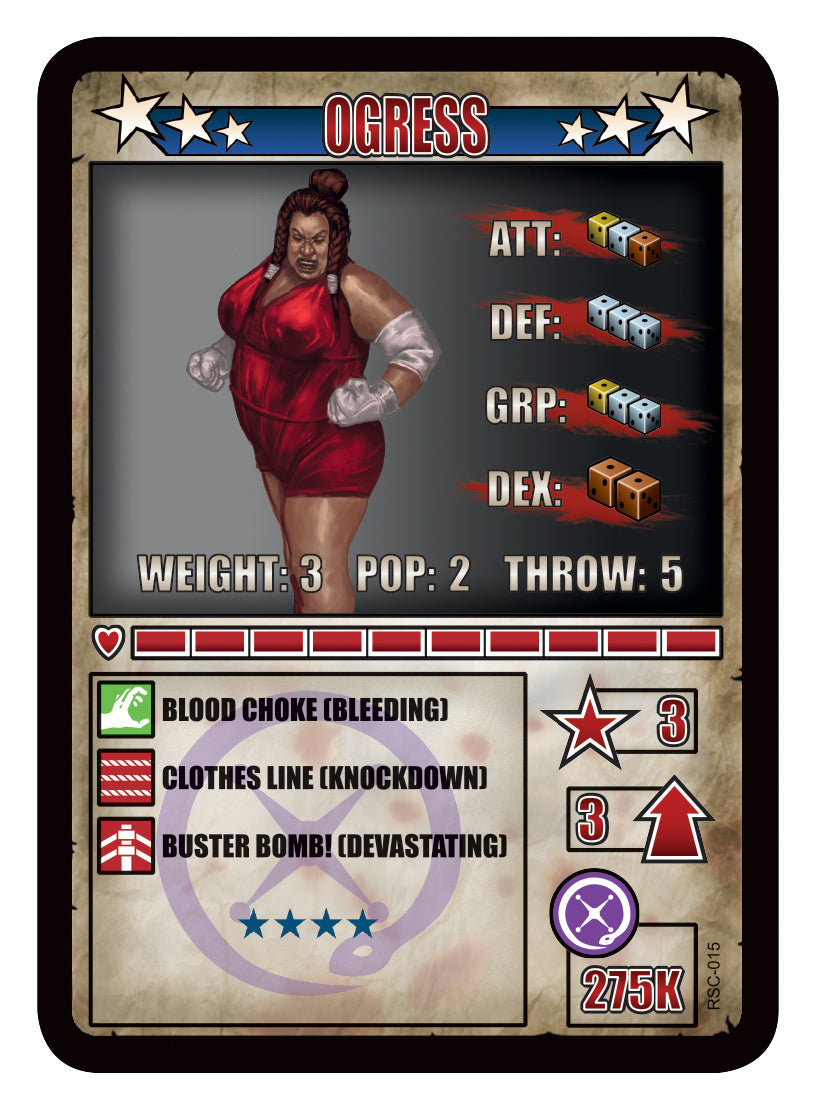 RUMBLESLAM Character Cards