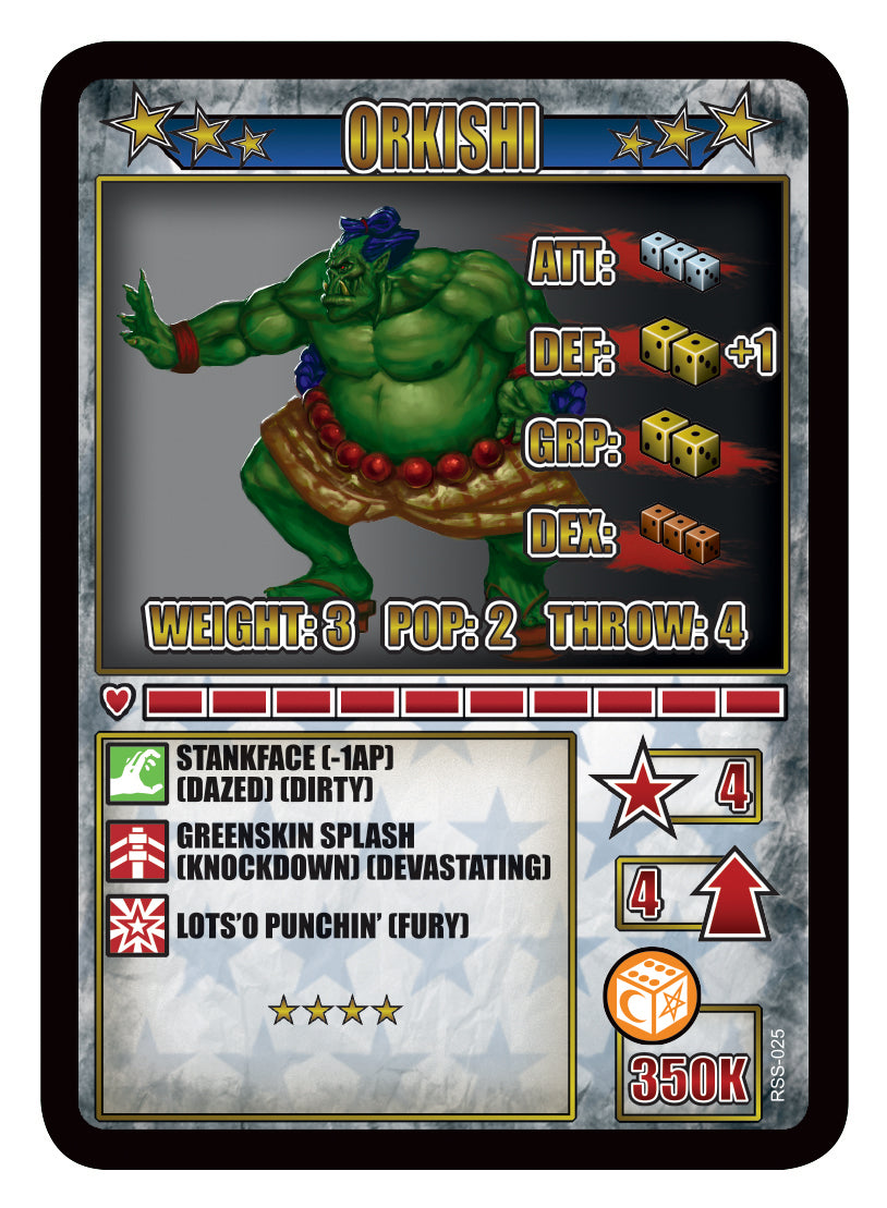 RUMBLESLAM Superstar Card