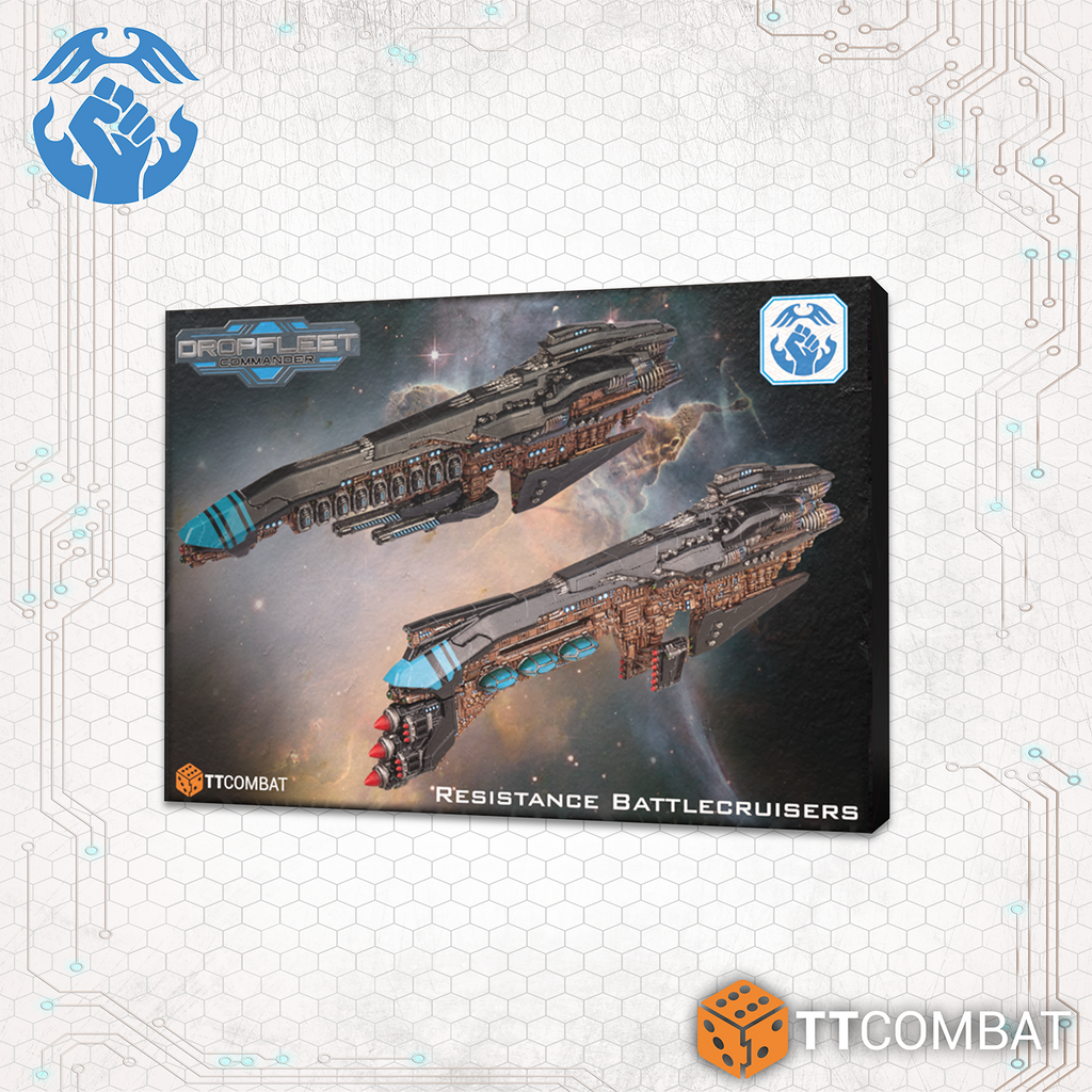 Resistance Battlecruisers (Resin Direct Only)