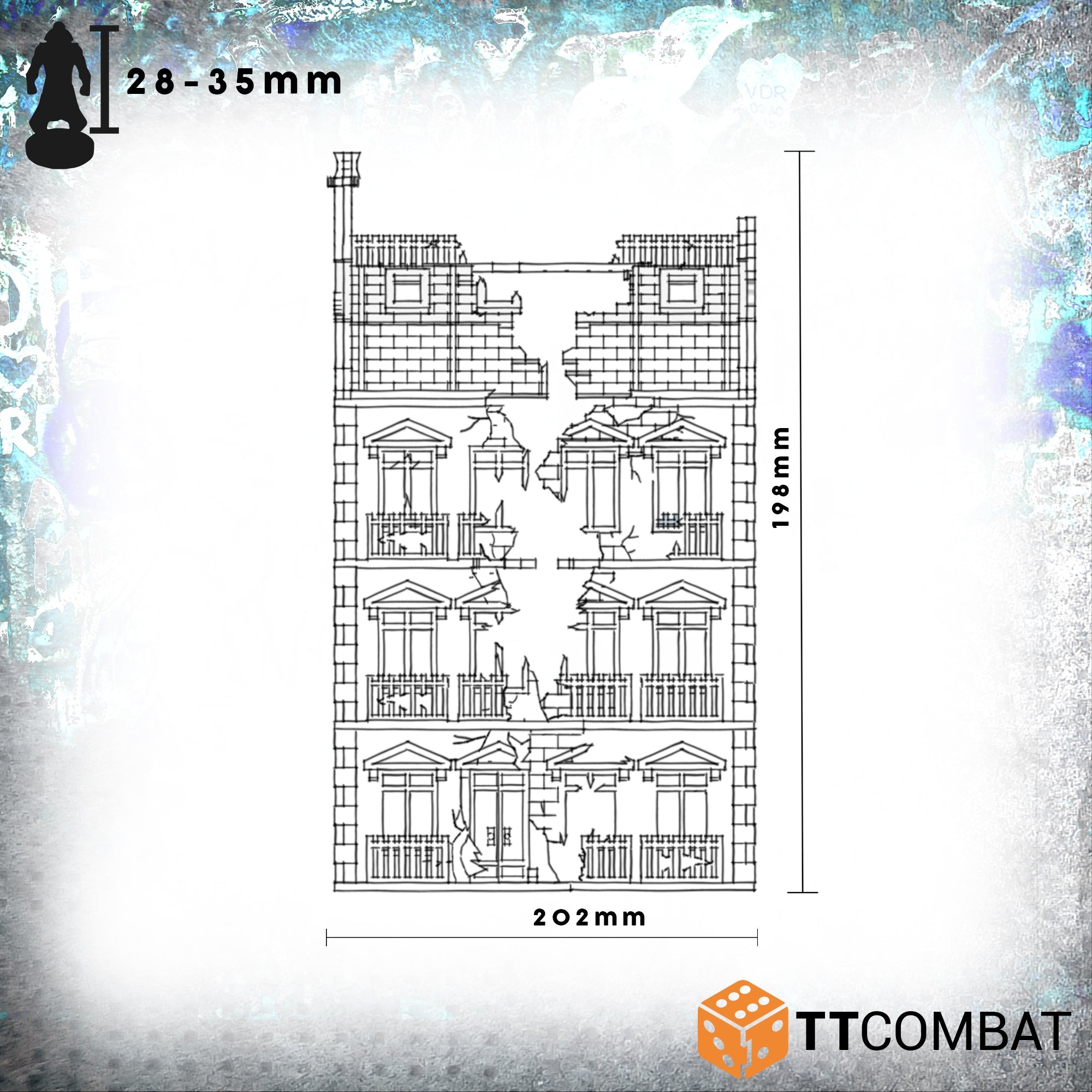 The City, Corner and Dilapidated Rowhouse Destroyed