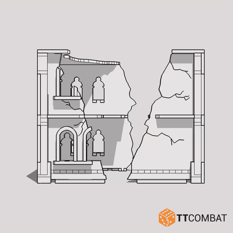 Ruined Modular Casa Doppia Quieta