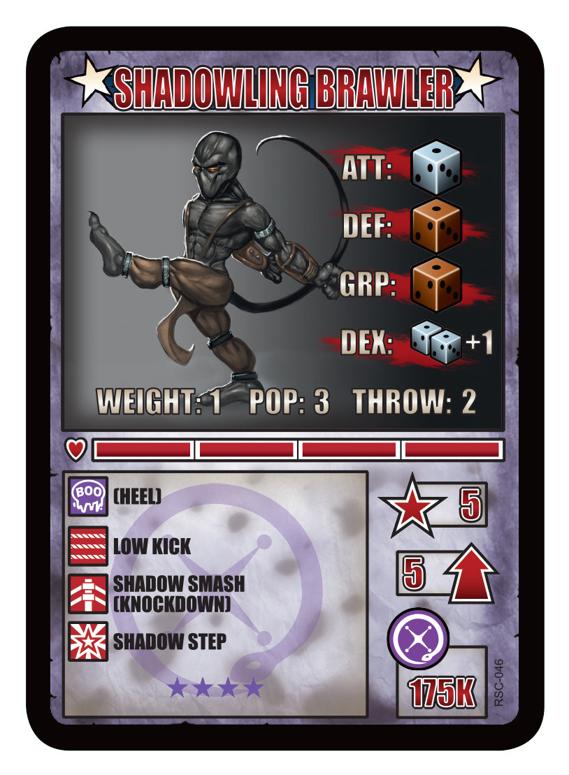RUMBLESLAM Character Cards