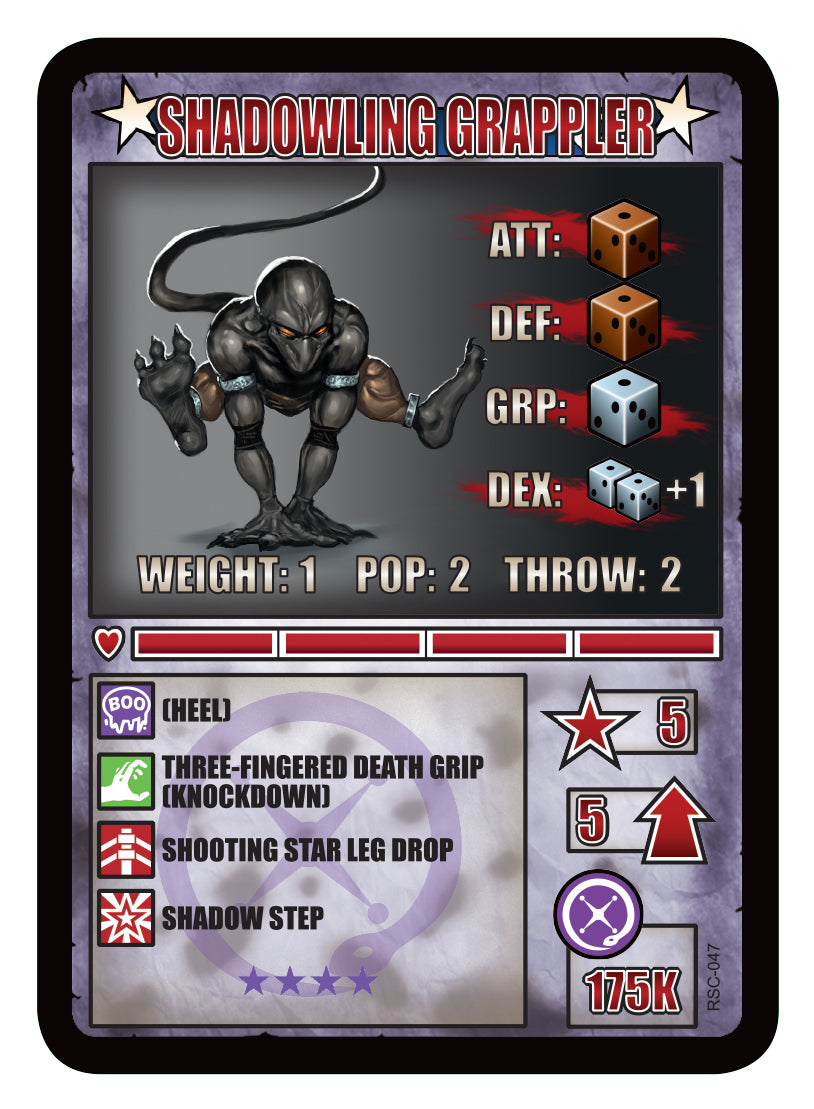 RUMBLESLAM Character Cards