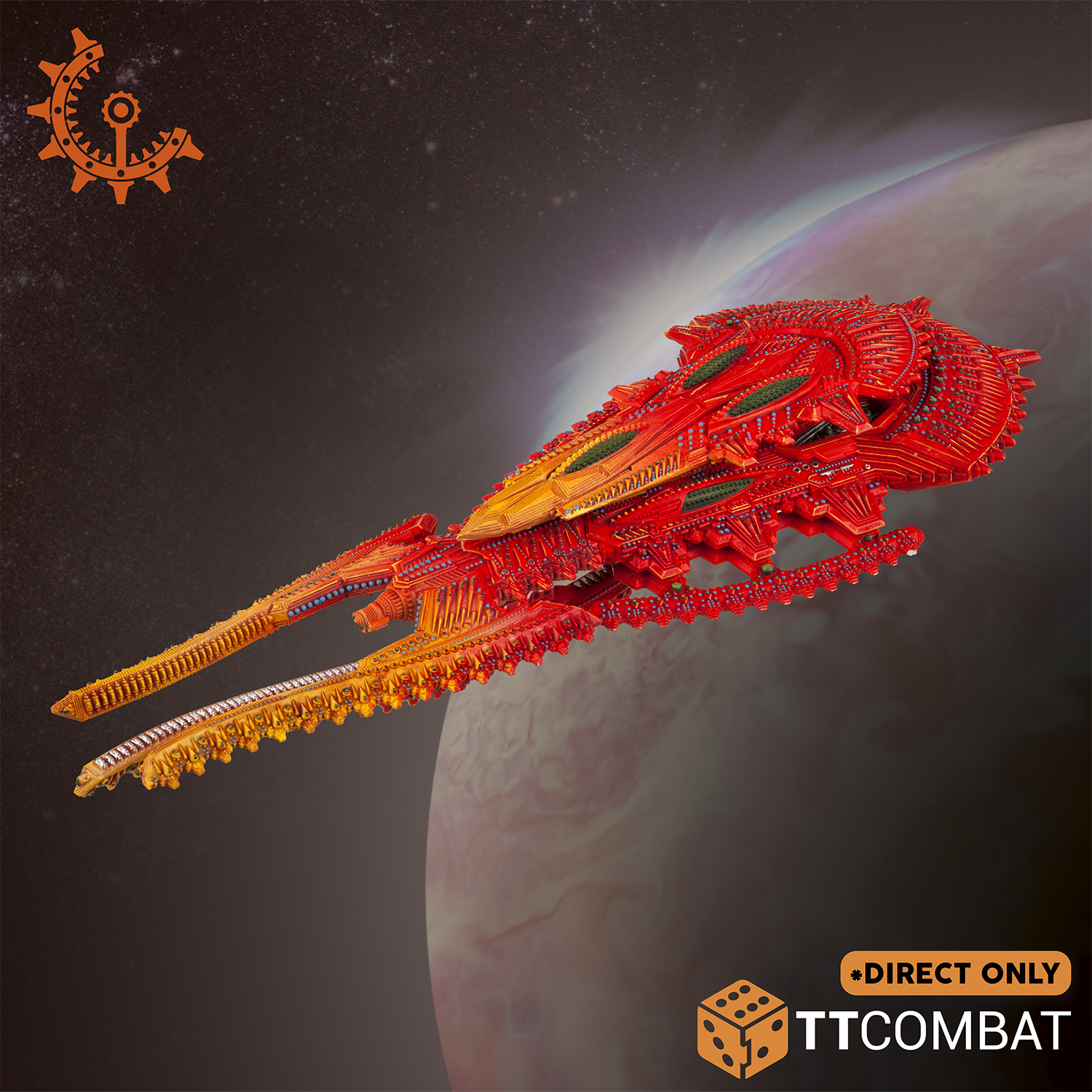 Shaltari Gold Battleship