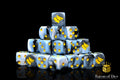 Snow Direwolf (25 Round Corner Dice)