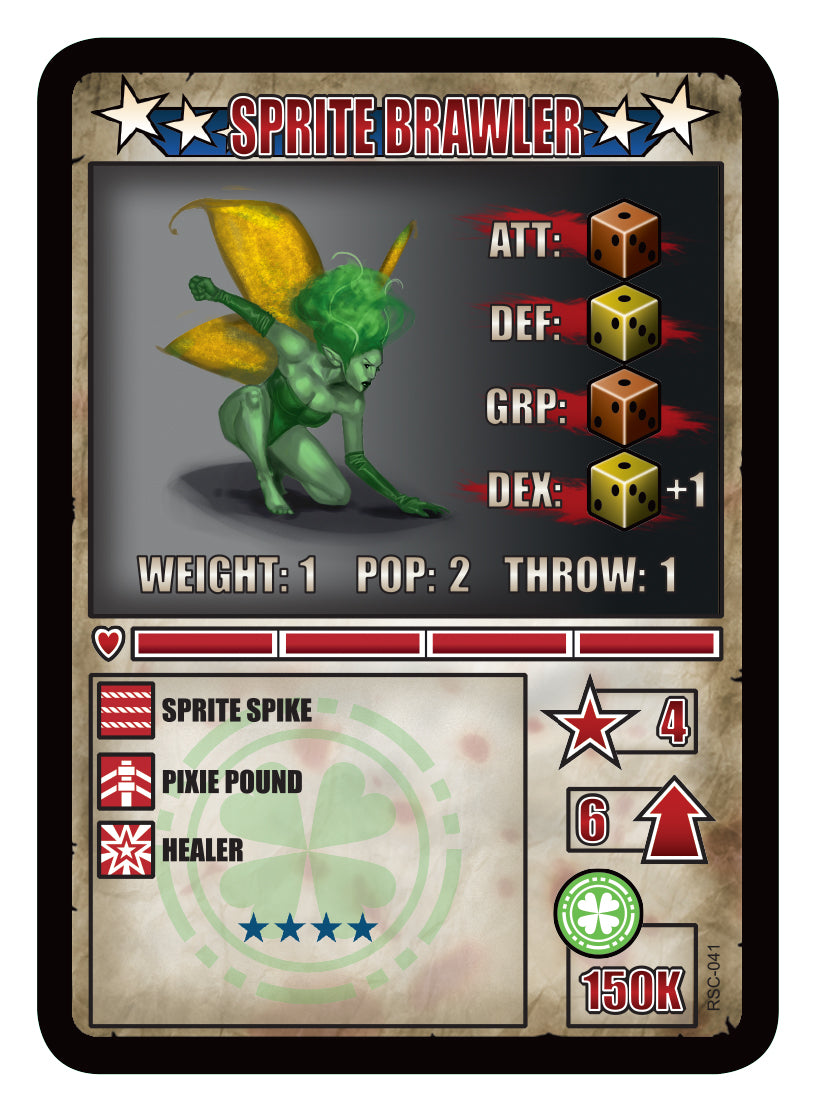 RUMBLESLAM Character Cards