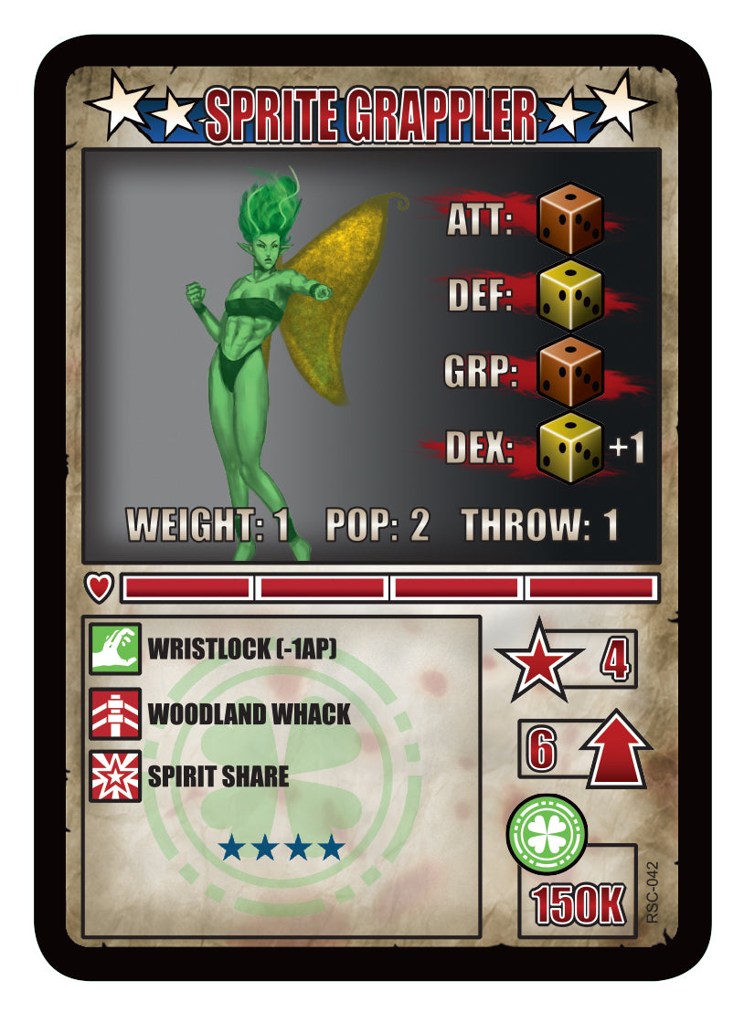 RUMBLESLAM Character Cards