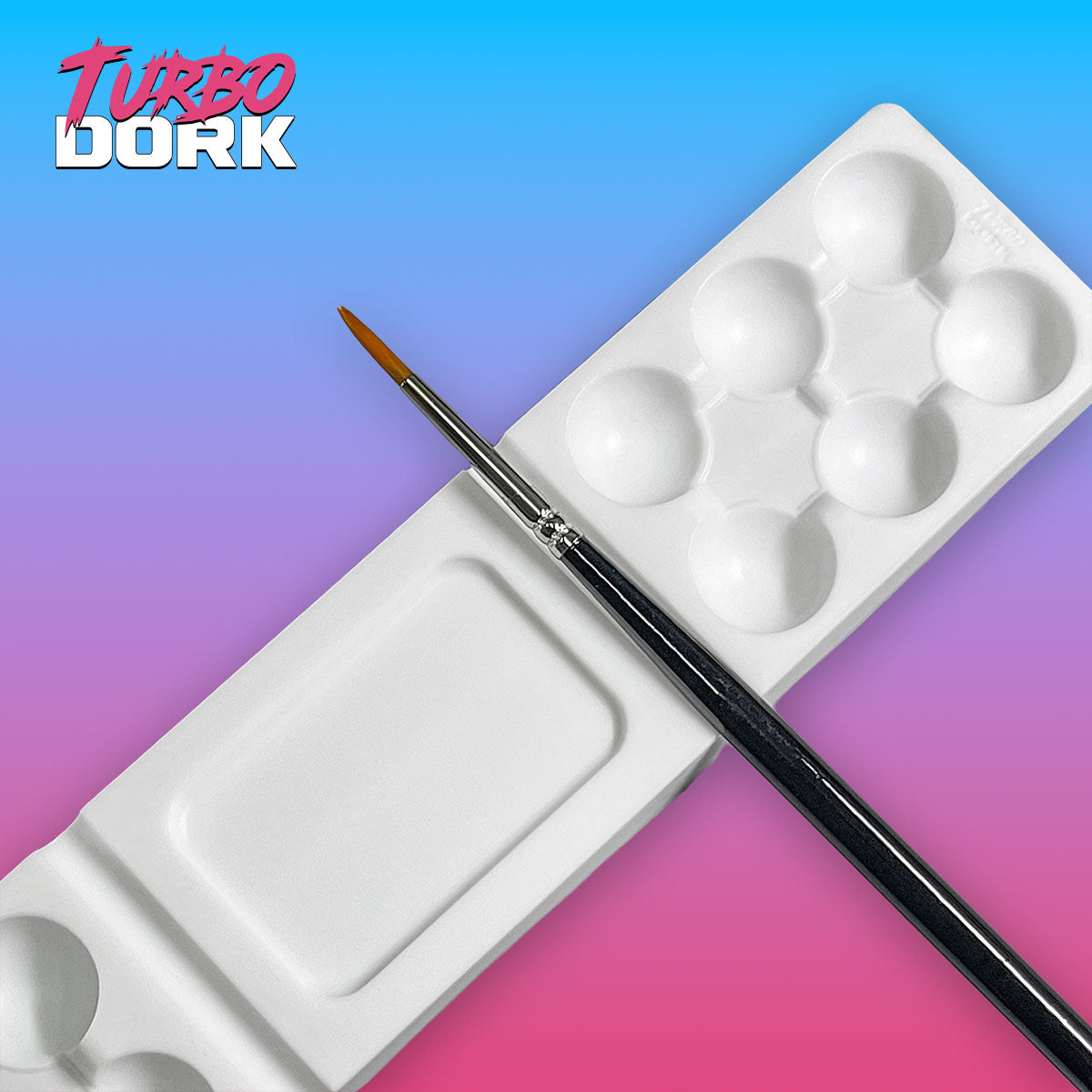 Turbo Dork Large White Silicone Dry Palette