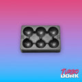 Turbo Dork Small Black Silicone Dry Palette