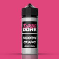 A bottle of Turbo Dork Thinning Medium