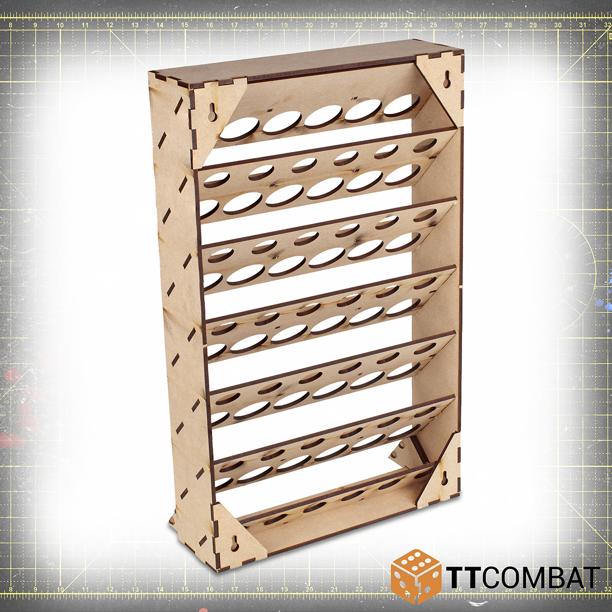 TTCombat & Vallejo Paint Rack 36