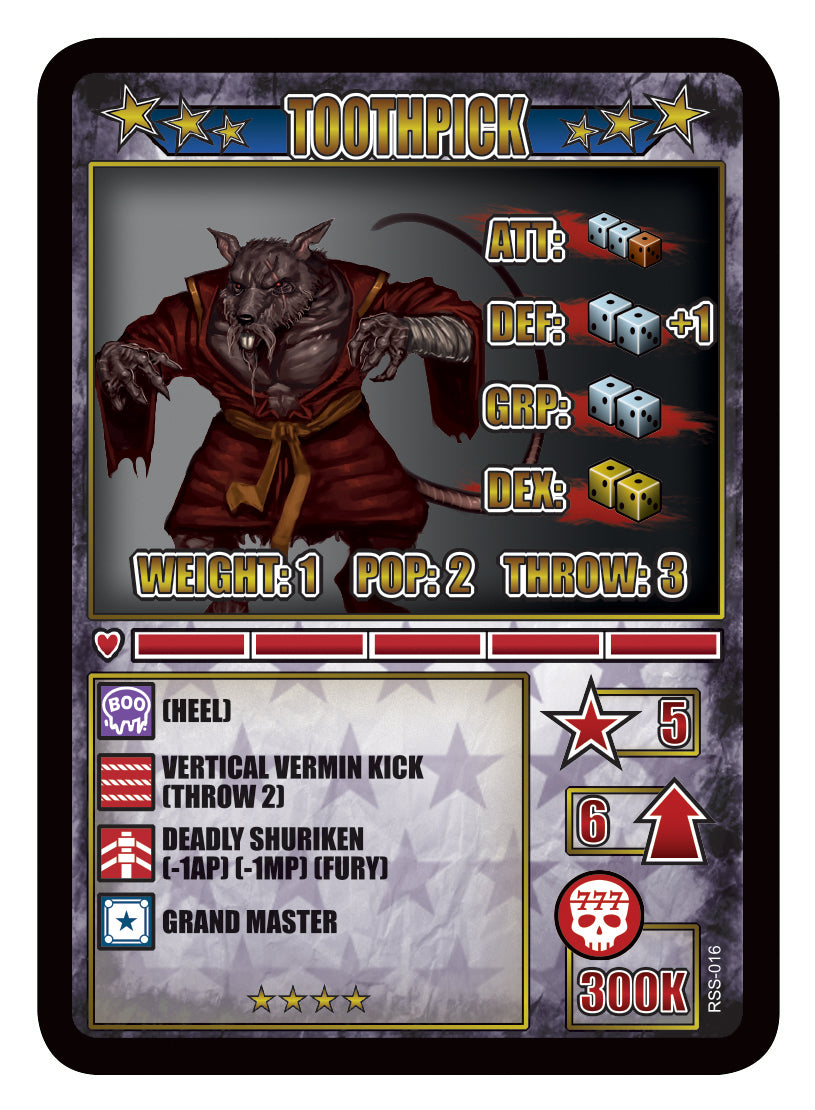 RUMBLESLAM Superstar Card