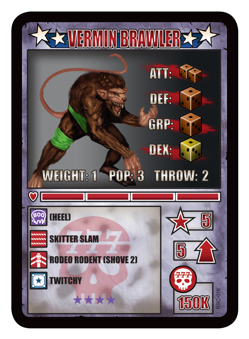 RUMBLESLAM Character Cards
