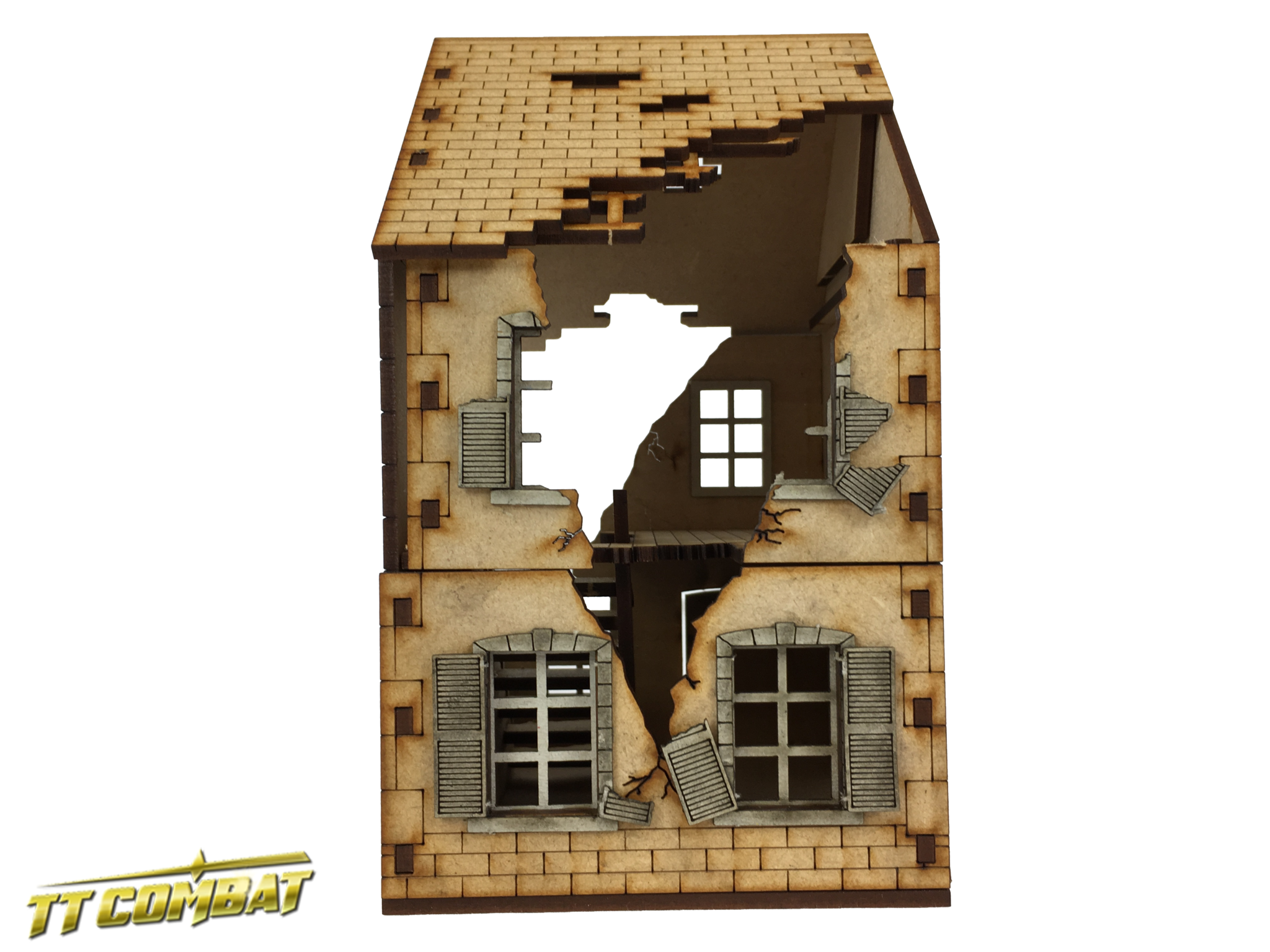 28mm Ruined Terrace House