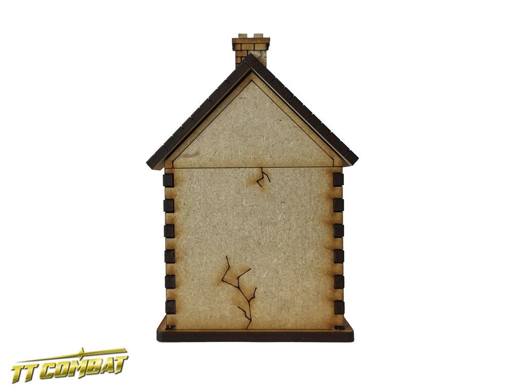 15mm Ruined Shops Set