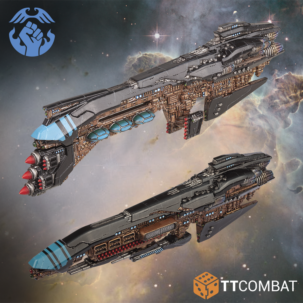 Resistance Battlecruisers (Resin Direct Only)